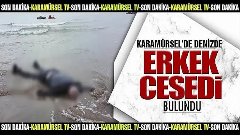 Karamürsel sahilde bir genç ölü bulundu