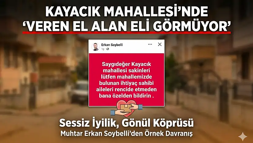 Kayacık Mahallesi'nde 'Veren El Alan Eli Görmüyor!
