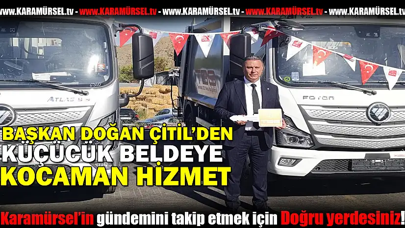 Kaytazdere'ye Yeni Çöp Toplama Aracı!