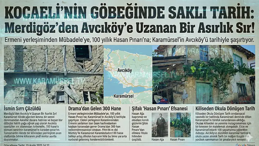 KOCAELİ'NİN GÖBEĞİNDE SAKLI TARİH