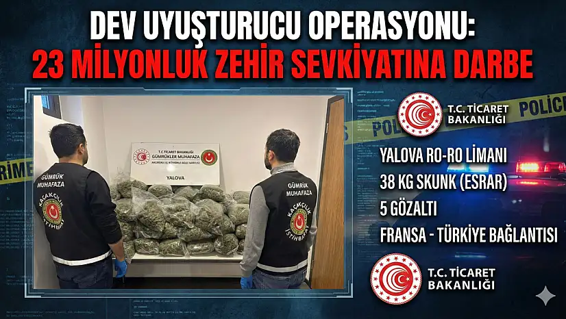 MİLYONLUK DEV UYUŞTURUCU OPERASYONU