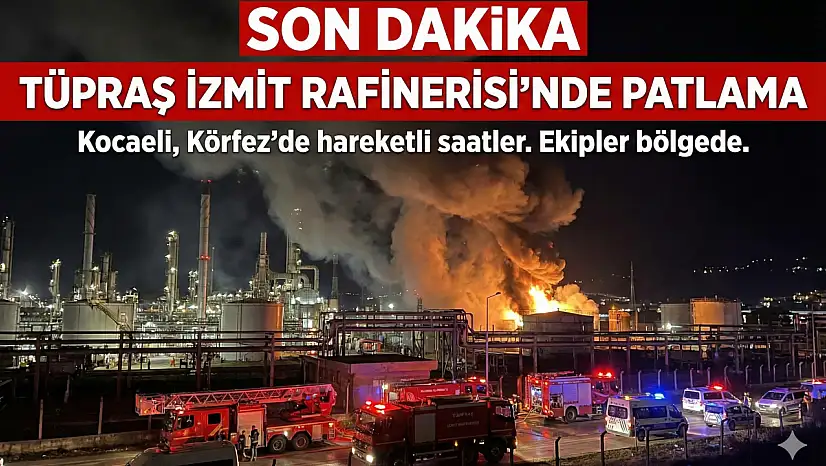 TÜPRAŞ Rafinerisi'nde Patlama!