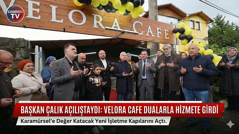 Velora Cafe dualar ile açıldı