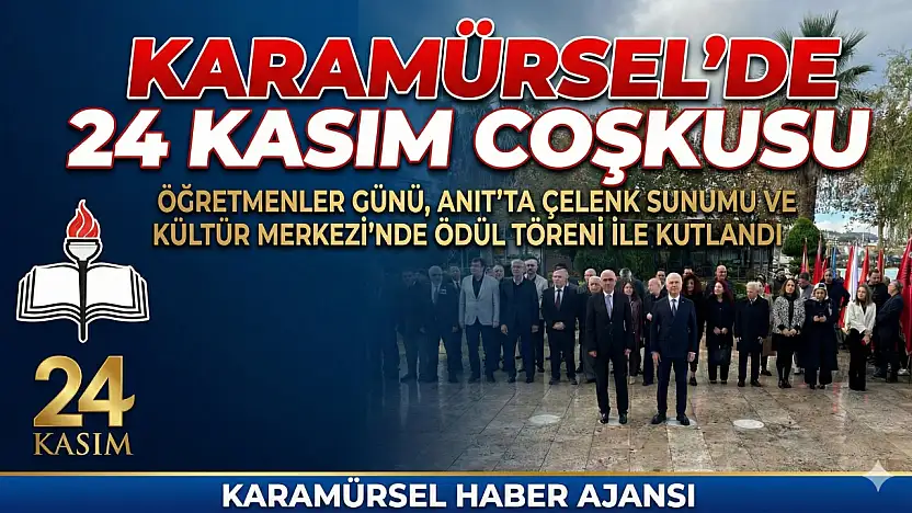24 Kasım Öğretmenler Günü Coşkuyla Kutlandı
