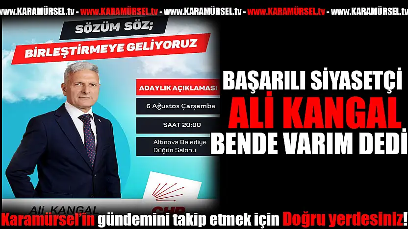Ali Kangal bende varım dedi!