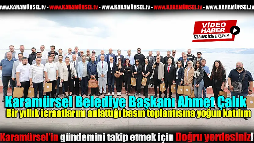 Çalık, Kocaeli basınına bir yıllık icraatlarını anlattı