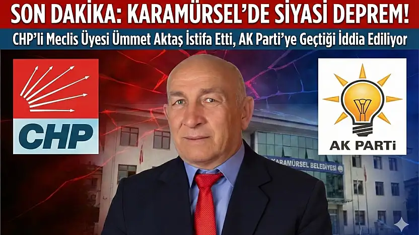 Chp meclis üyesi istifa ederek AK Partiye geçti!