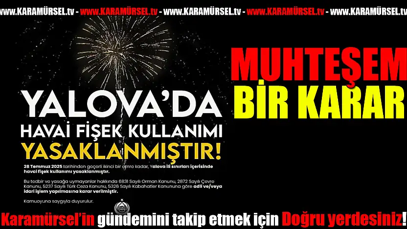 Havai Fişeklere Yasak Geldi! Gözler Diğer İllerde