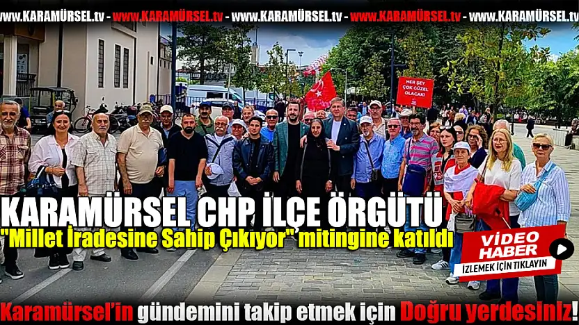 Karamürsel CHP İlçe örgütün 'den Düzce çıkarması