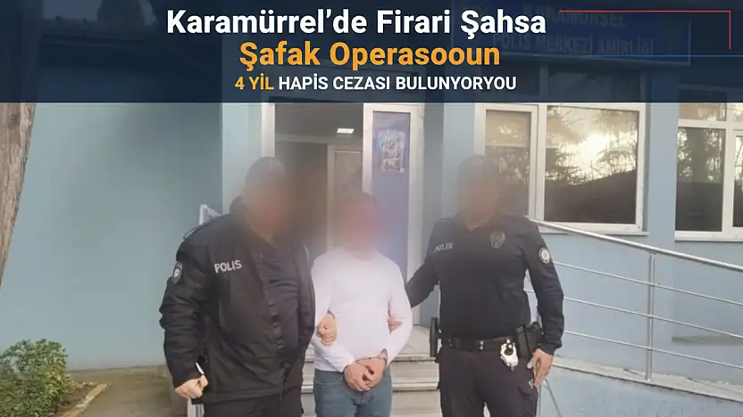 Karamürsel'de Firari Şahsa Şafak Operasyonu