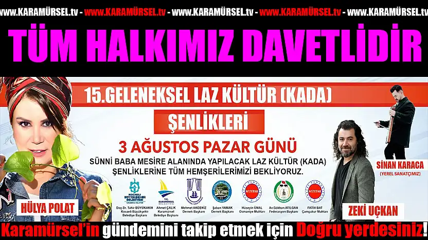 Karamürsel'de Laz Kültürü 'KADA' Şenlikleri Yarın