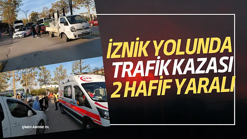 Karamürsel'de Trafik Kazası: 2 Yaralı