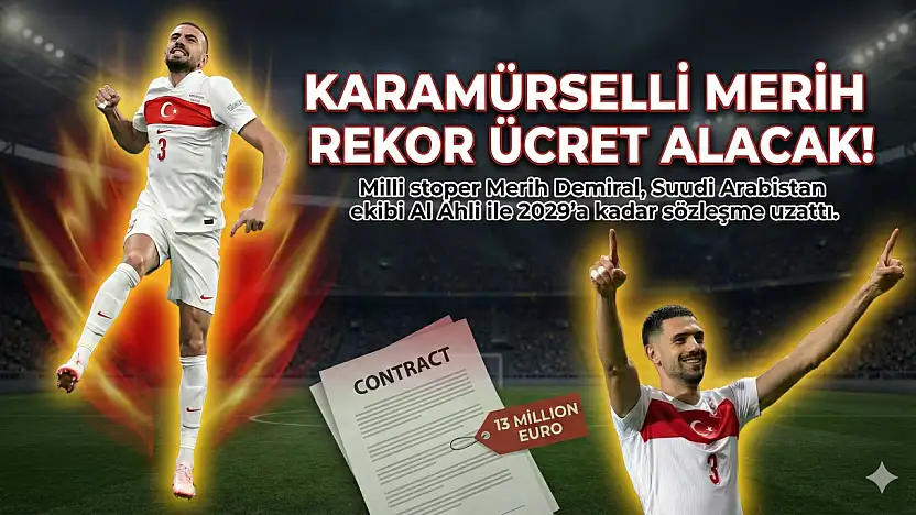 Karamürsel'in Gururu Merih Demiral'dan Rekor İmza!