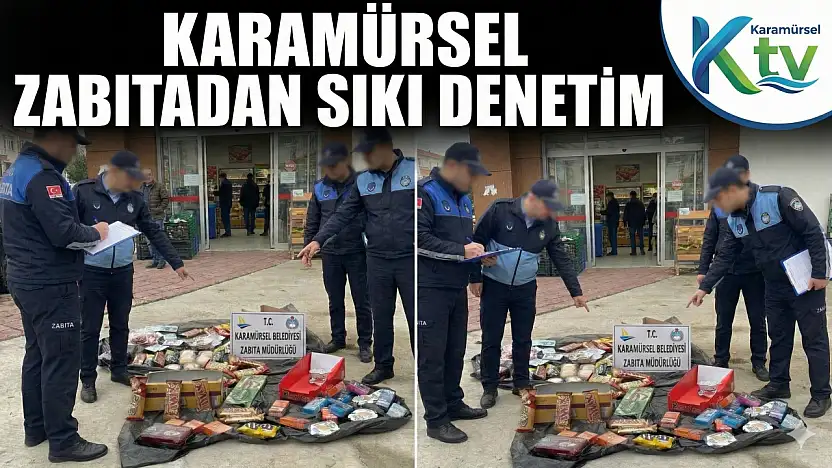 Karamürsel Zabıta göz açtırmıyor!