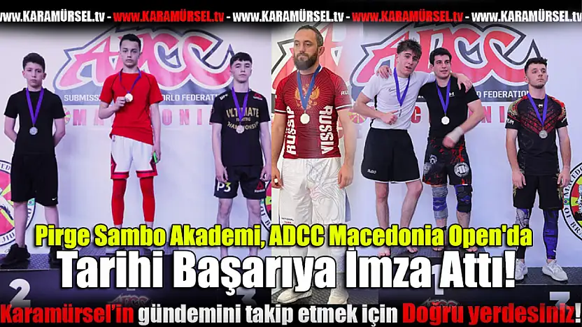 Pirge Sambo Akademisi, ADCC Macedonia Tarihi Başarıya İmza Attı!