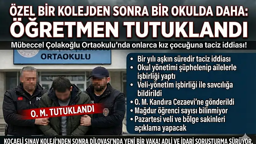 BİR OKULDA DAHA İSTİSMAR ŞOKU!
