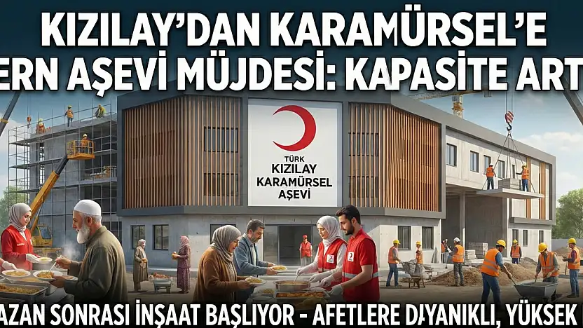 Türk Kızılay Karamürsel Şubesi'nden Modern Aşevi