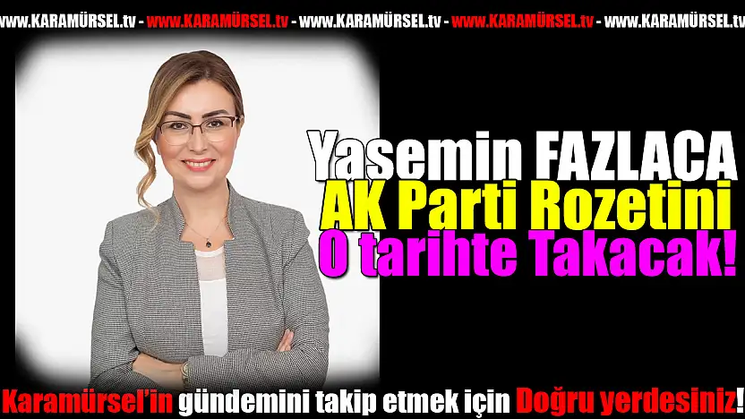 Yasemin Fazlaca rozeti o tarihte takacak!