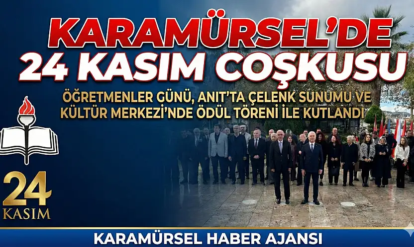 24 Kasım Öğretmenler Günü Coşkuyla Kutlandı