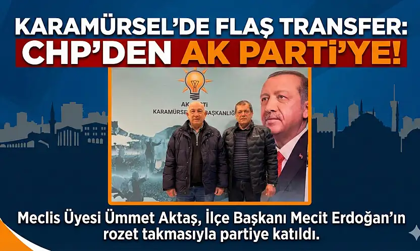 AK Parti ilçe başkanı Mecit Erdoğan duyurdu!