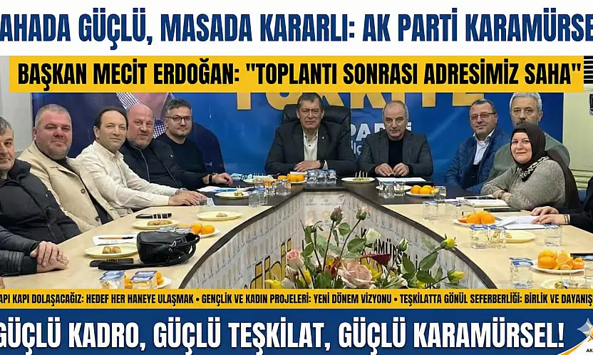 Başkan Erdoğan, tüm gücümüz işe sahalardayız