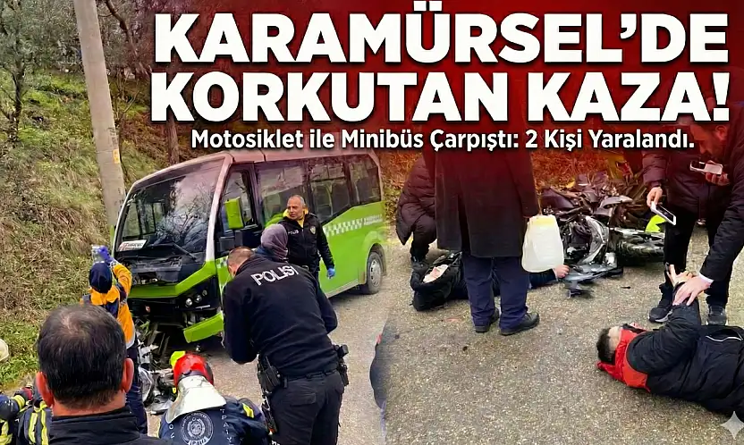 Çamçukur Yolunda Korkutan Kaza: 2 Yaralı!