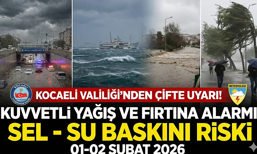Dikkat!Kocaeli Valiliği'nden Çifte Uyarı!