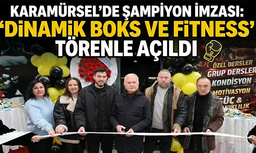 Dinamik Boks ve Fitness Törenle Açıldı
