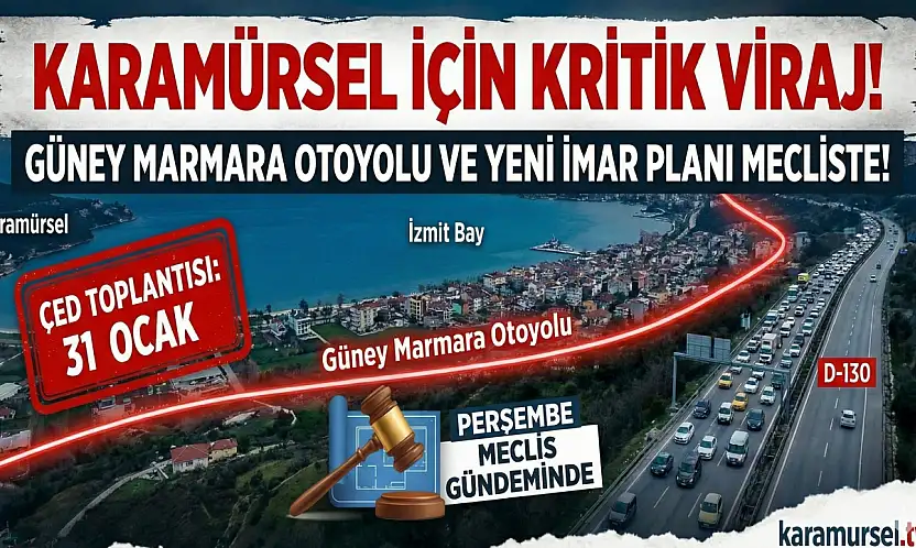 Güney Marmara Otoyolu ve Yeni İmar Planı Mecliste!
