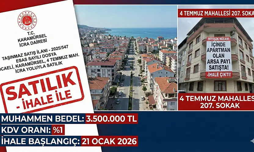 İçinde Apartman Olan Arsa Payı Satışa Çıkıyor!