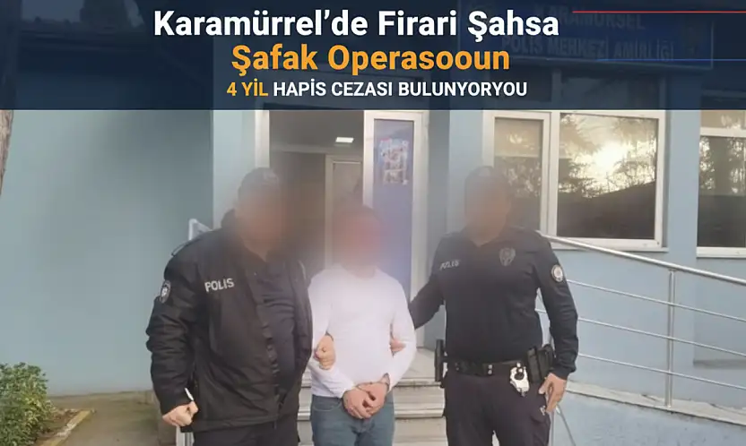 Karamürsel'de Firari Şahsa Şafak Operasyonu