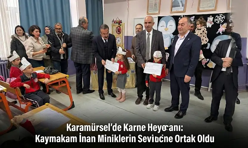 ​Karamürsel'de Karne Heyecanı