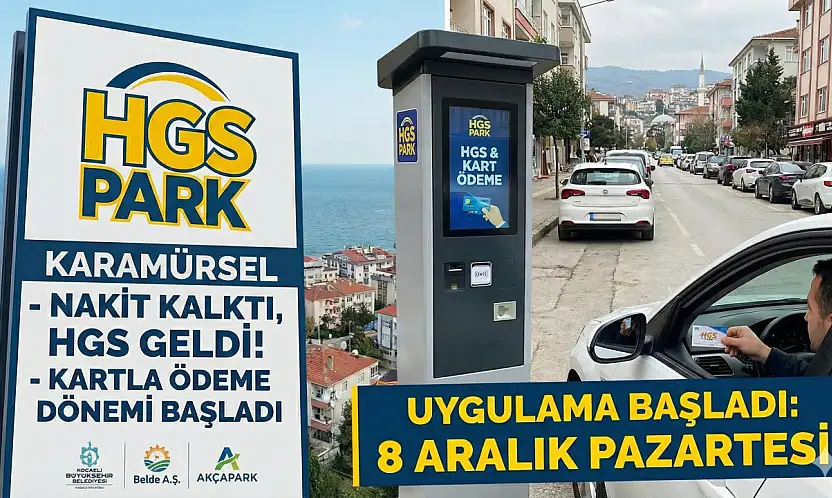 Karamürsel'de Parkomatlarda Yeni Dönem Başlıyor!