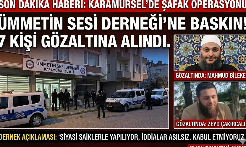 Karamürsel'de Şafak Operasyonu!