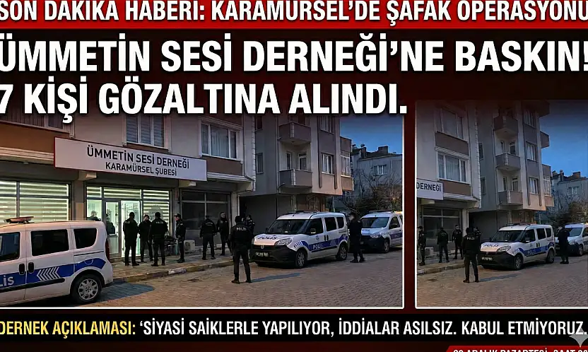 Karamürsel'de Şafak Operasyonu!