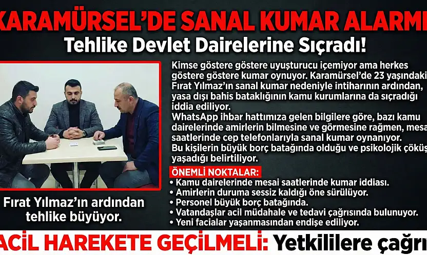 ​Karamürsel'de 'Sanal Kumar' Alarmı