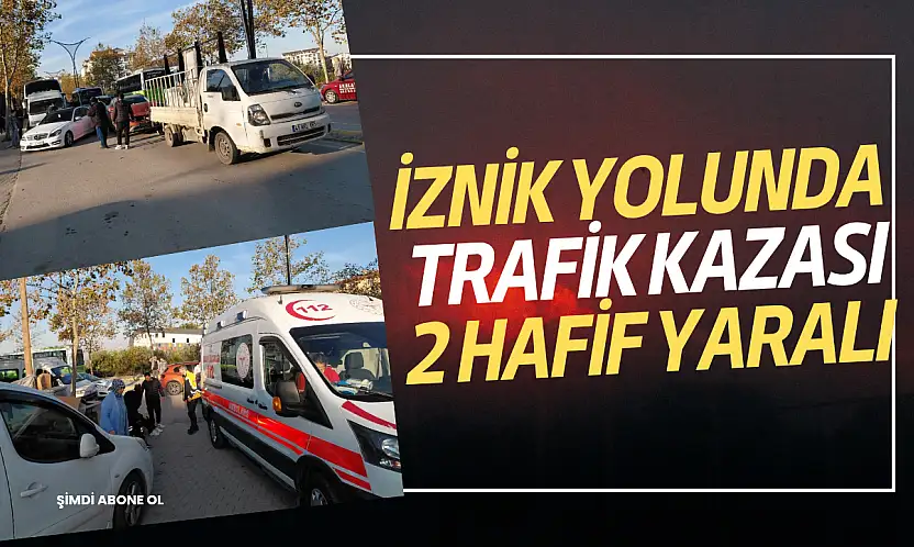 Karamürsel'de Trafik Kazası: 2 Yaralı