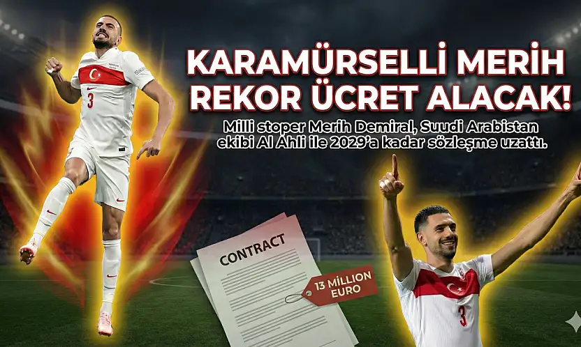 Karamürsel'in Gururu Merih Demiral'dan Rekor İmza!