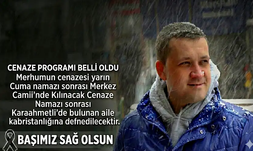 Karamürsel'in sevilen esnafı Yasin Çaylak'ın Cenazesi