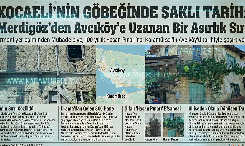 KOCAELİ'NİN GÖBEĞİNDE SAKLI TARİH