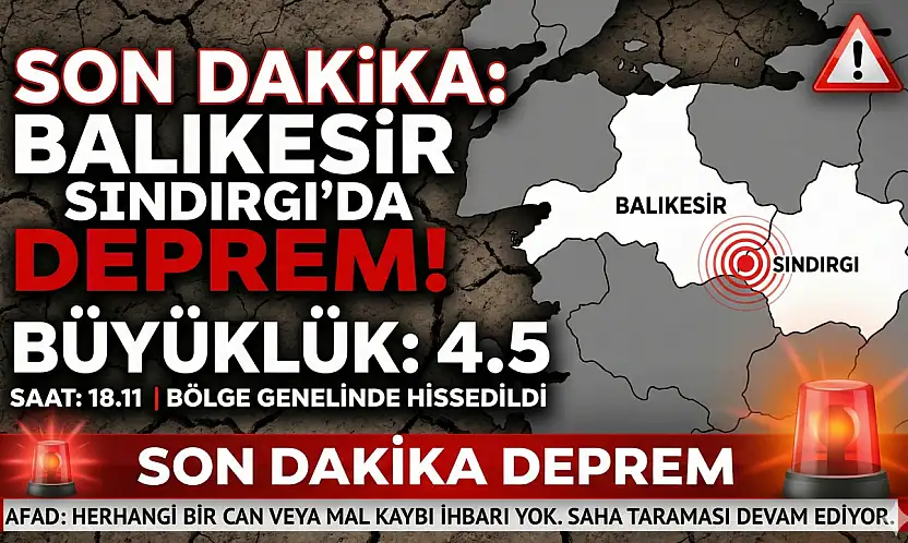Şiddetli deprem ile sarsıldık!