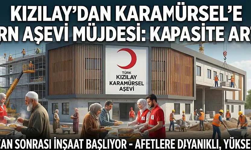 Türk Kızılay Karamürsel Şubesi'nden Modern Aşevi