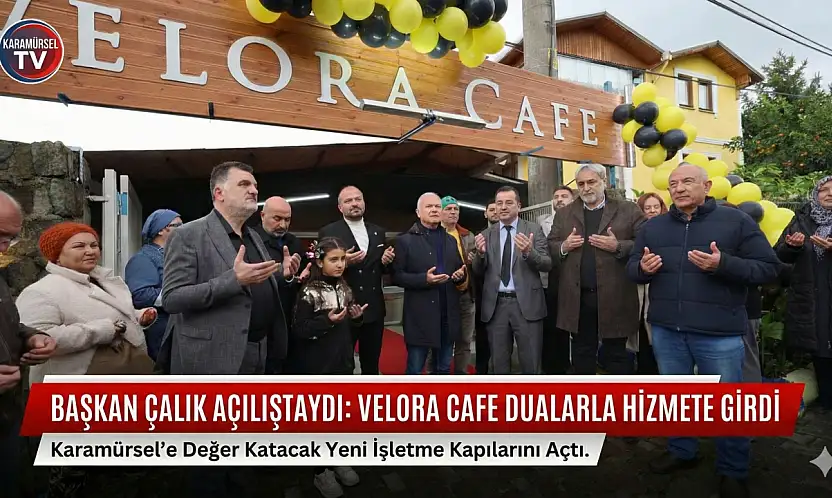 Velora Cafe dualar ile açıldı